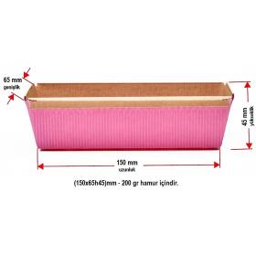 Kek Kalıbı Baton - Ebat:(17x8xh4,5)cm - 10 adet fiyatıdır.